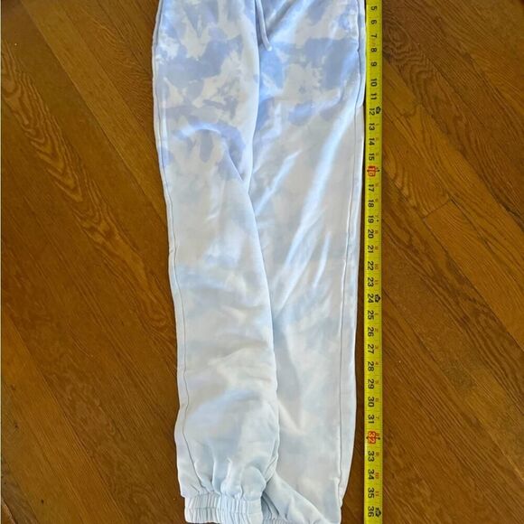 Le Lis blue and white tie dye soft sweatpants M - Picture 8 of 10